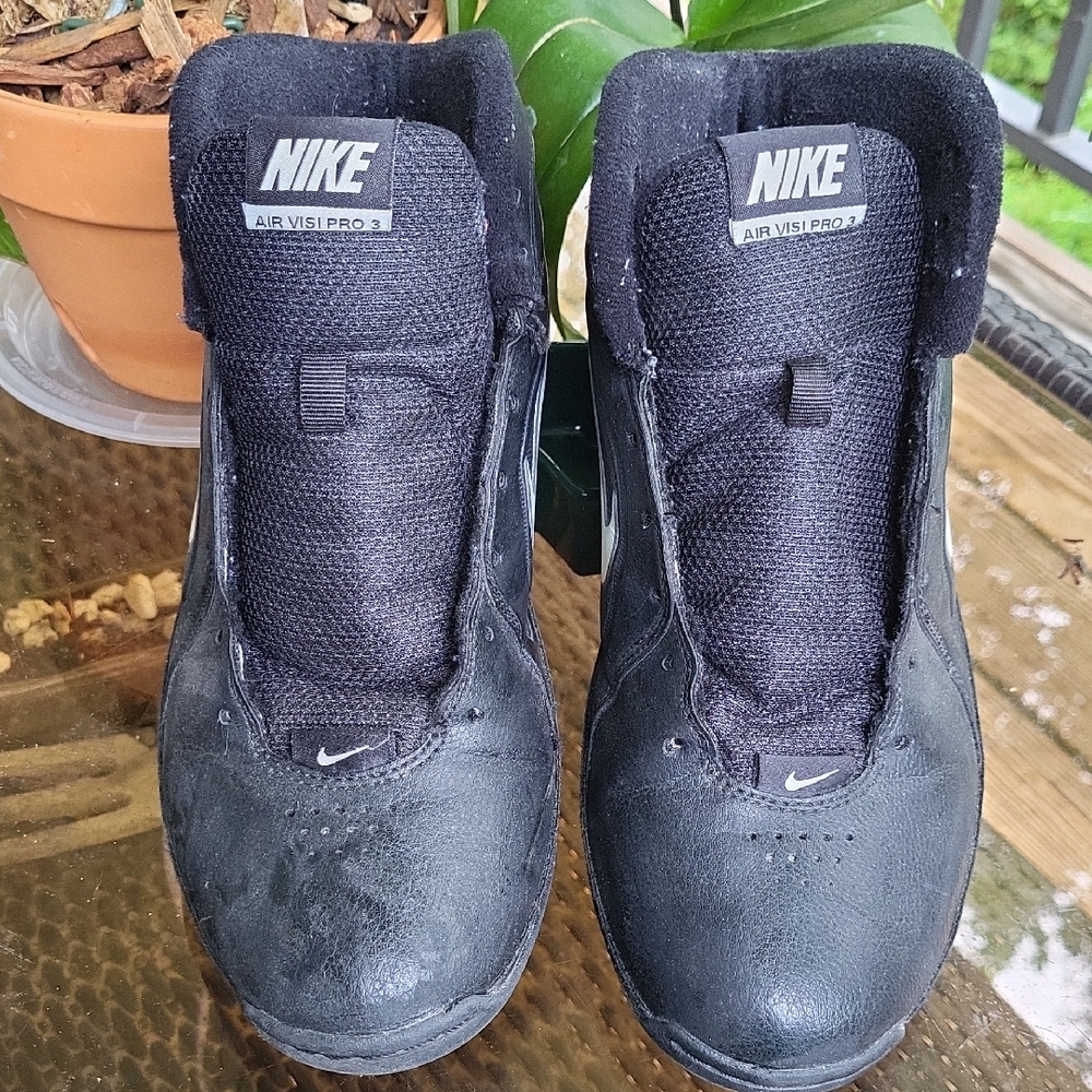Nike Air Visi Pro 3 Black Basketball Shoes